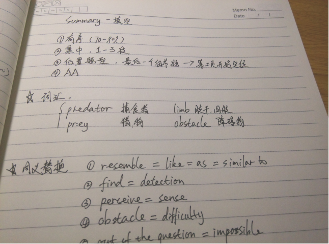 雅思閱讀高分系列之-背一本字典，還不如做好課上的筆記